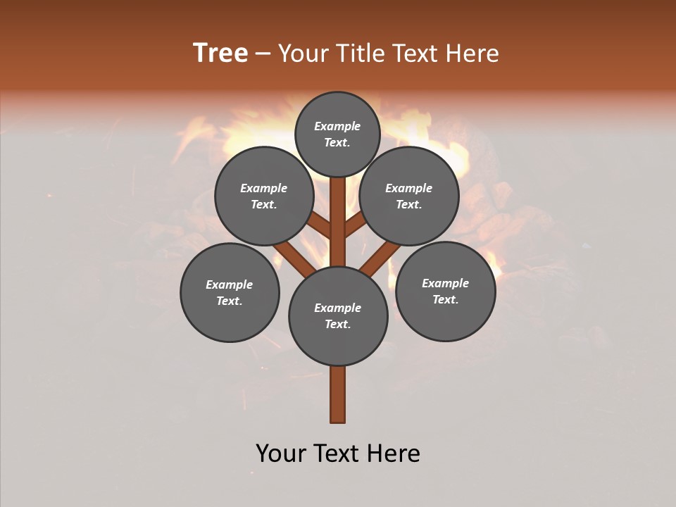 Heat Camp Pit PowerPoint Template