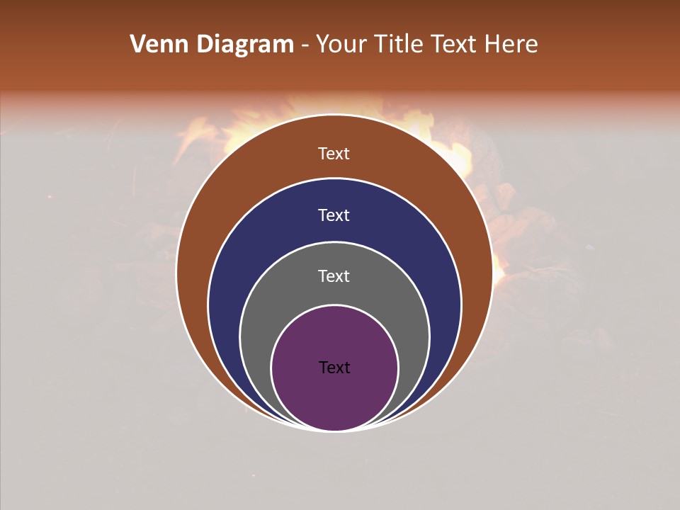 Heat Camp Pit PowerPoint Template