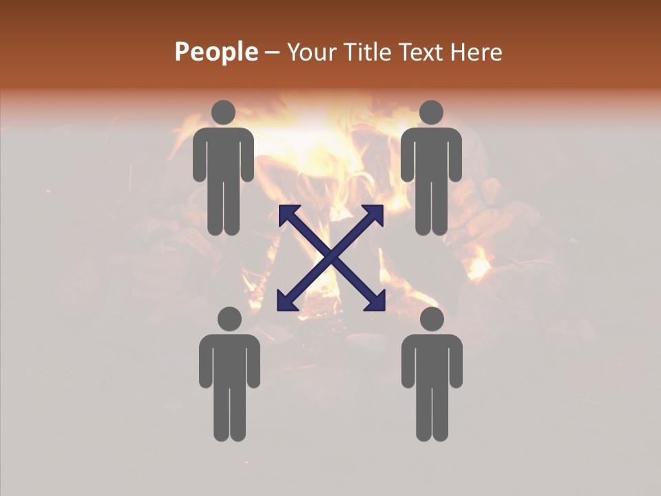Heat Camp Pit PowerPoint Template