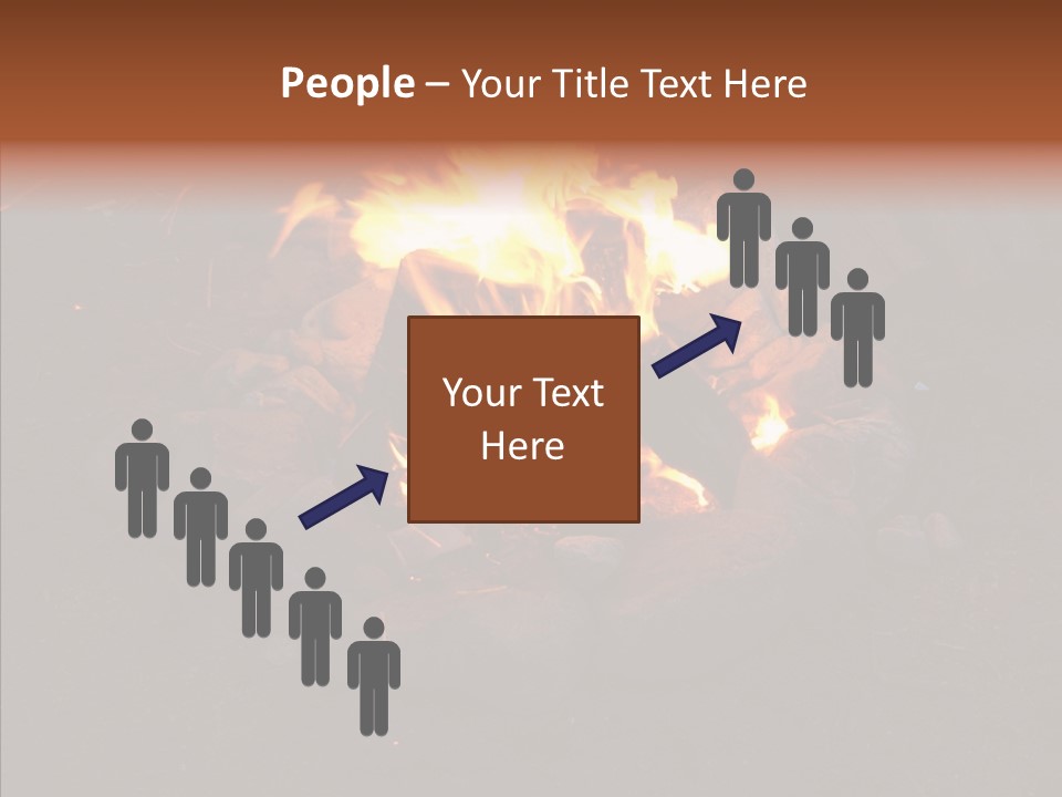 Heat Camp Pit PowerPoint Template