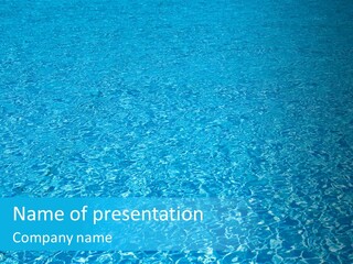 Refreshing Swimming Pool Swim PowerPoint Template