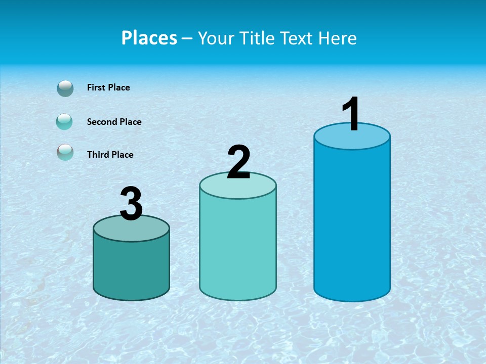 Refreshing Swimming Pool Swim PowerPoint Template