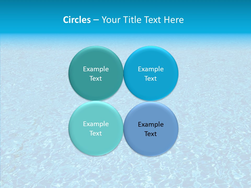 Refreshing Swimming Pool Swim PowerPoint Template