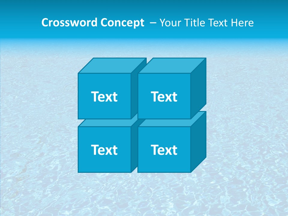 Refreshing Swimming Pool Swim PowerPoint Template