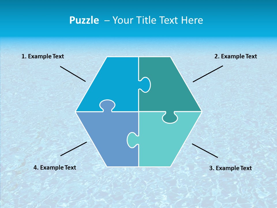 Refreshing Swimming Pool Swim PowerPoint Template