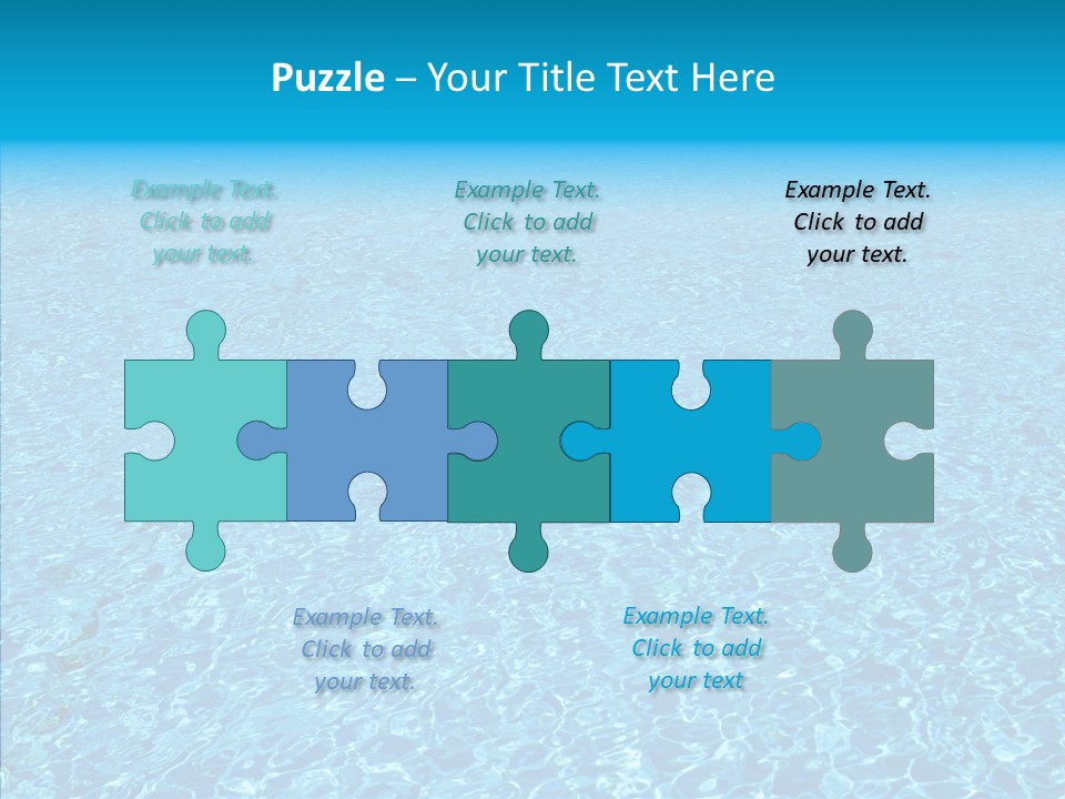 Refreshing Swimming Pool Swim PowerPoint Template