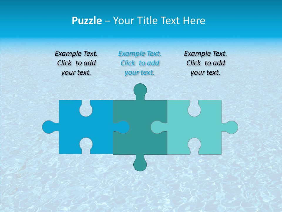 Refreshing Swimming Pool Swim PowerPoint Template