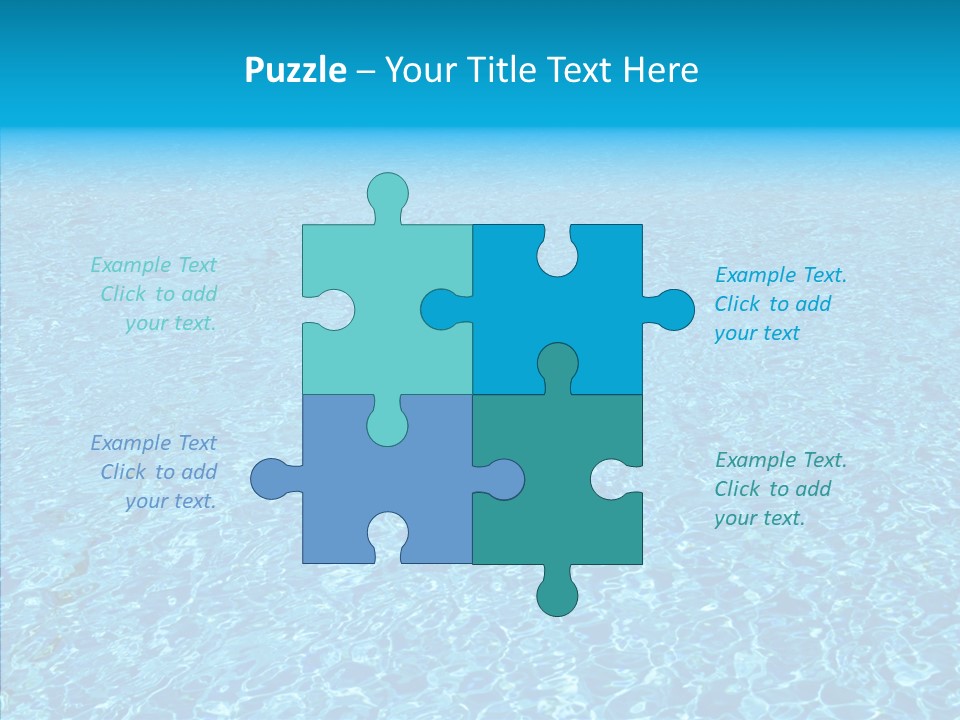 Refreshing Swimming Pool Swim PowerPoint Template