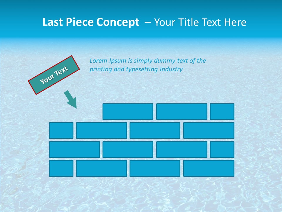 Refreshing Swimming Pool Swim PowerPoint Template