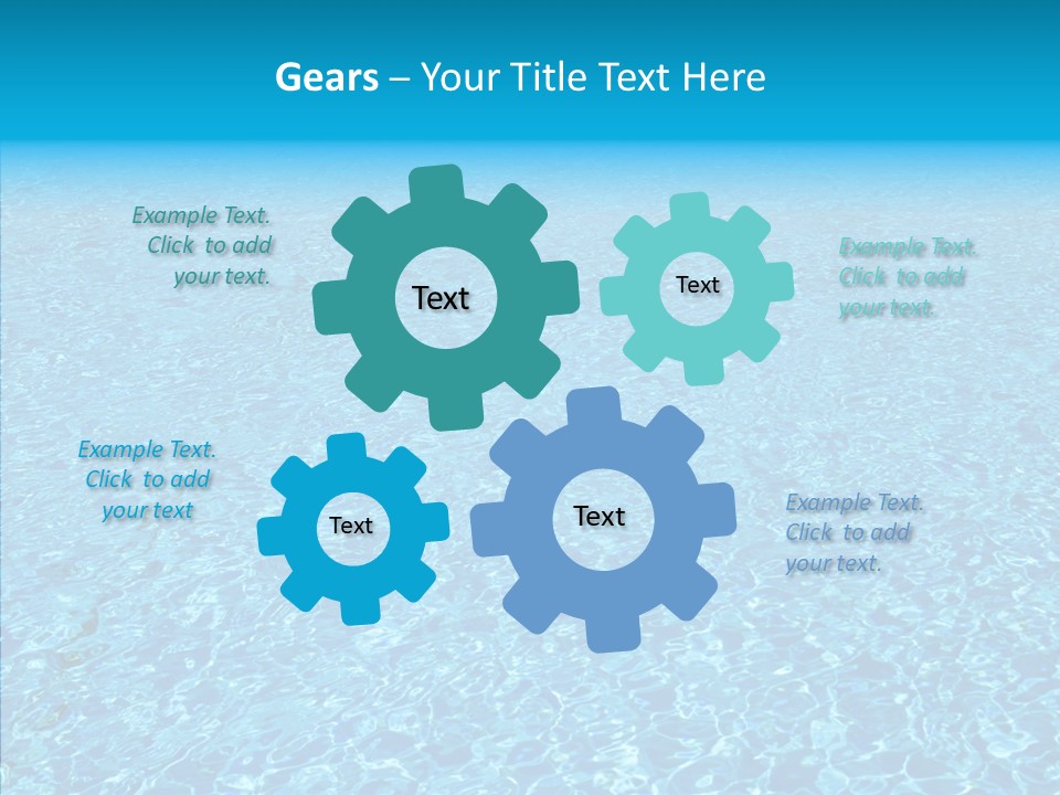 Refreshing Swimming Pool Swim PowerPoint Template