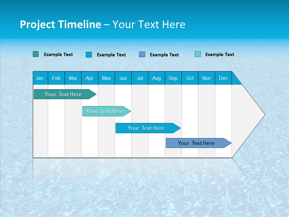 Refreshing Swimming Pool Swim PowerPoint Template