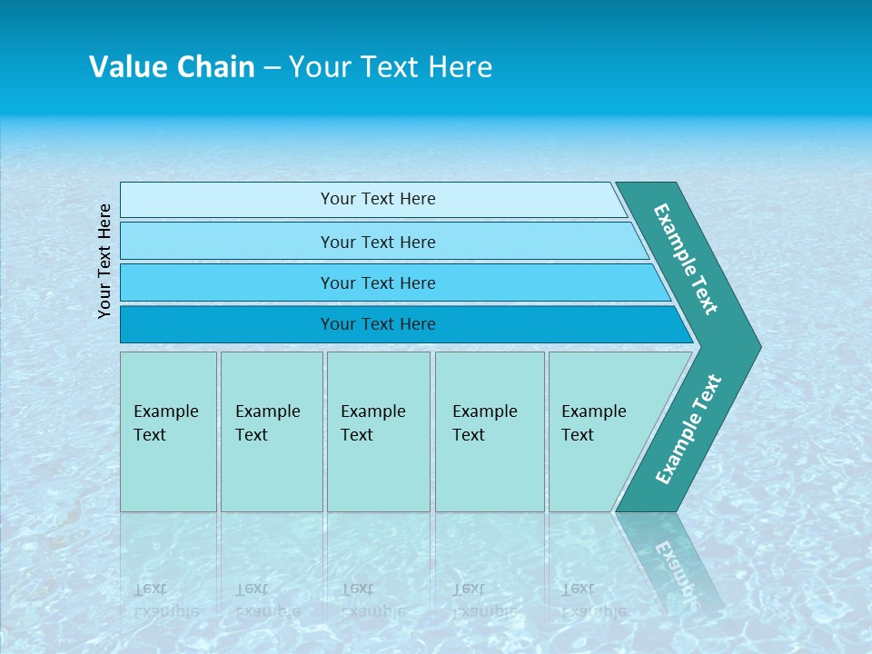 Refreshing Swimming Pool Swim PowerPoint Template