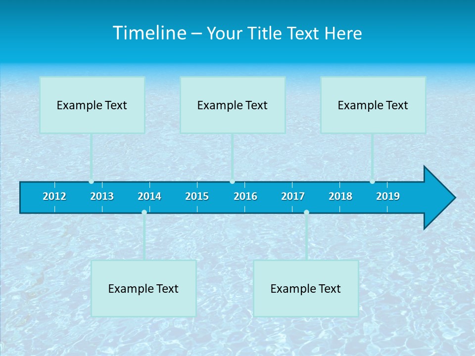 Refreshing Swimming Pool Swim PowerPoint Template