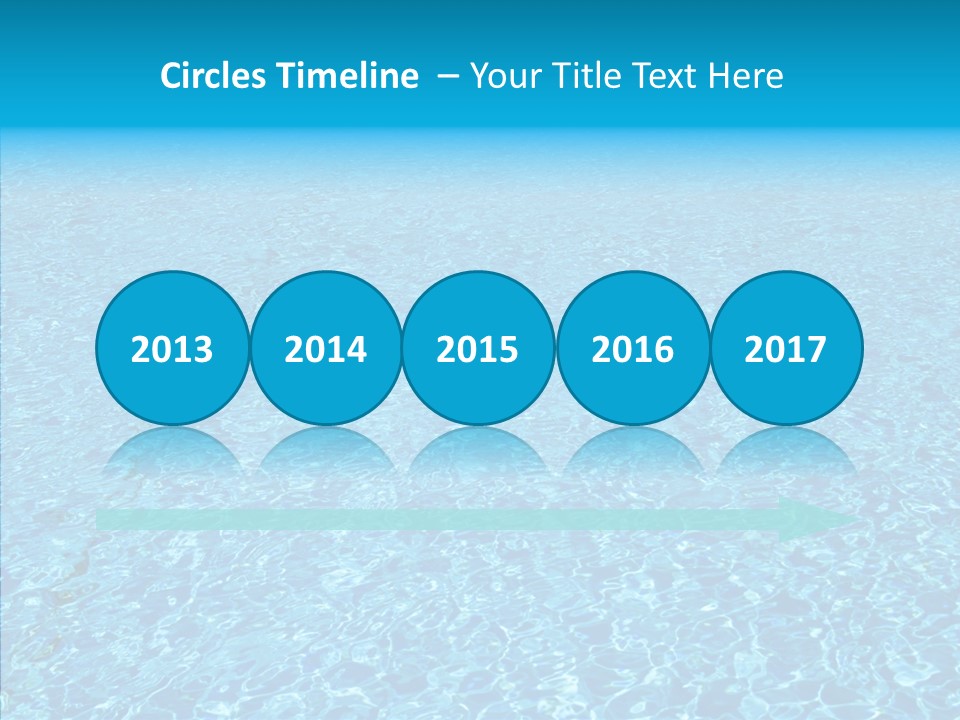 Refreshing Swimming Pool Swim PowerPoint Template
