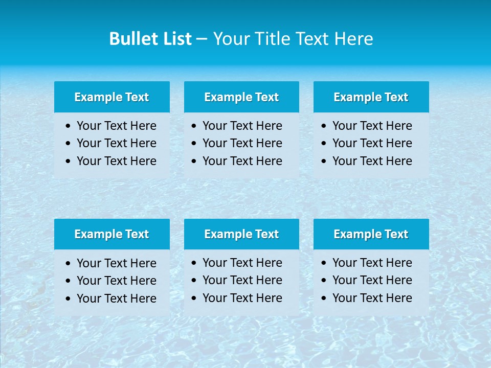 Refreshing Swimming Pool Swim PowerPoint Template