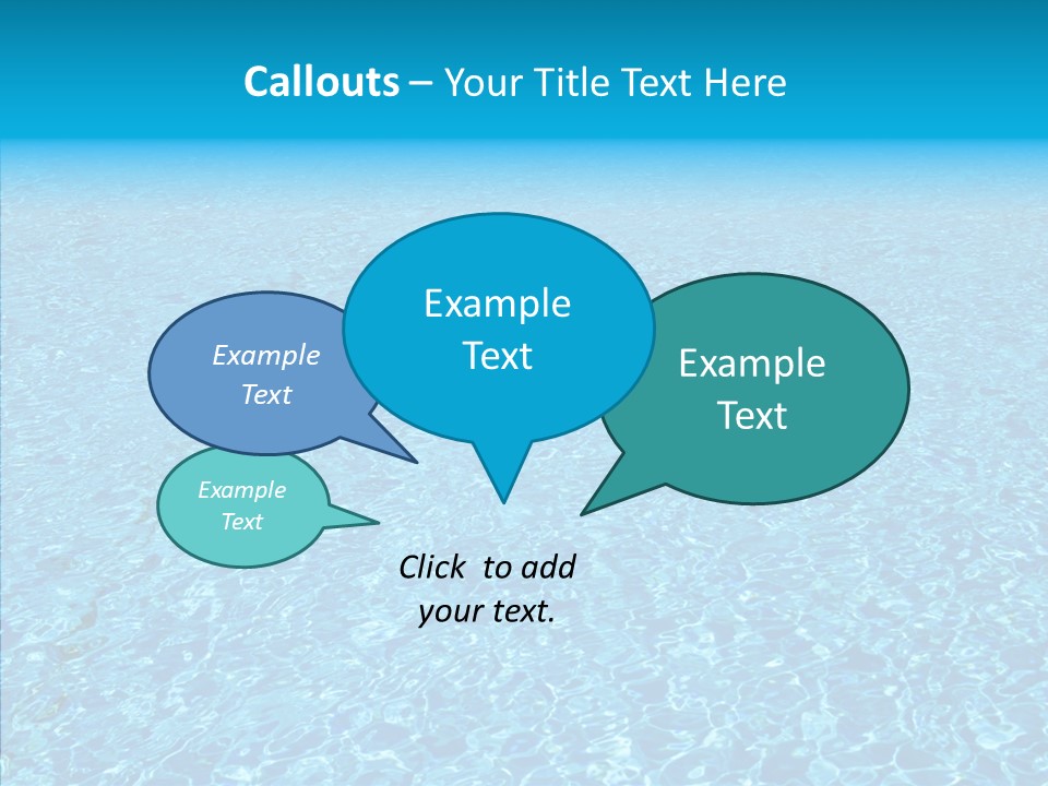 Refreshing Swimming Pool Swim PowerPoint Template