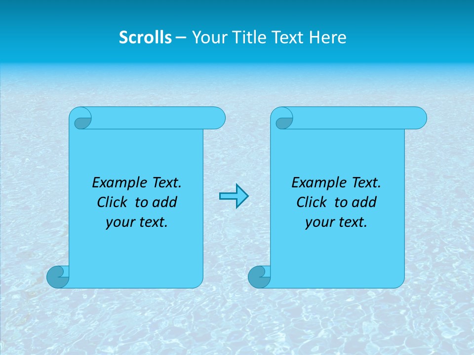 Refreshing Swimming Pool Swim PowerPoint Template