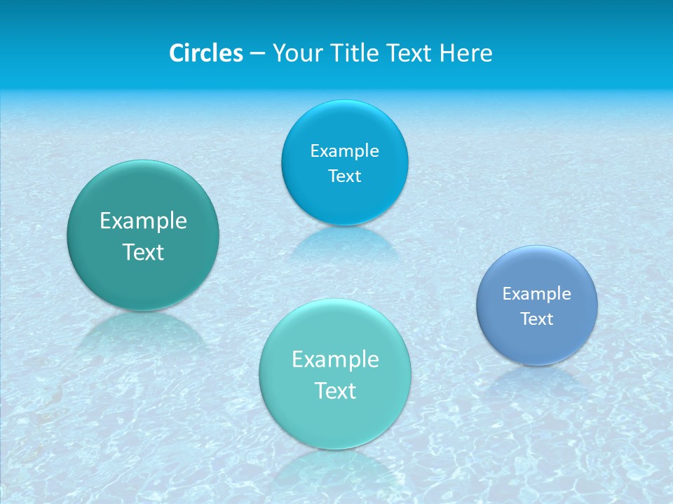 Refreshing Swimming Pool Swim PowerPoint Template