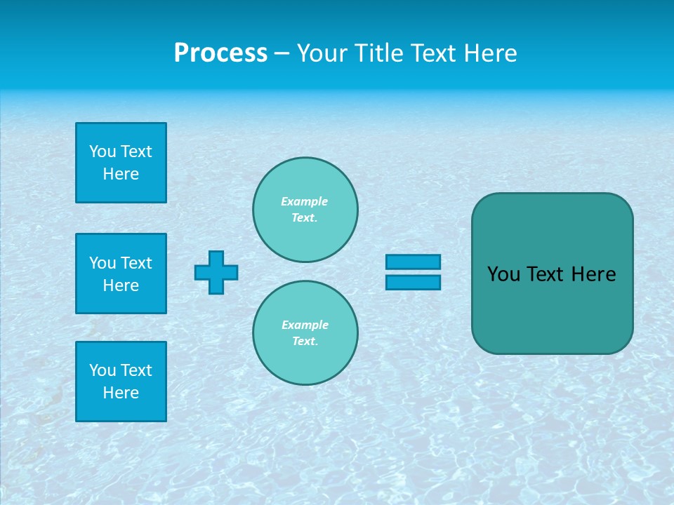 Refreshing Swimming Pool Swim PowerPoint Template