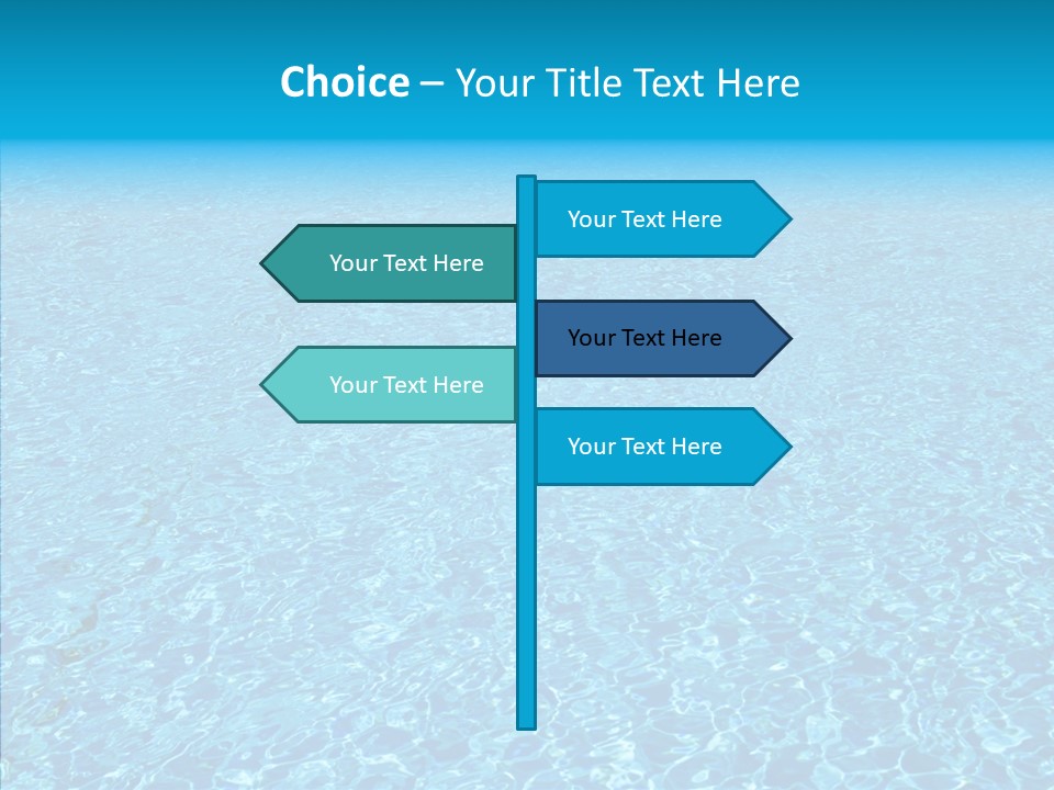 Refreshing Swimming Pool Swim PowerPoint Template