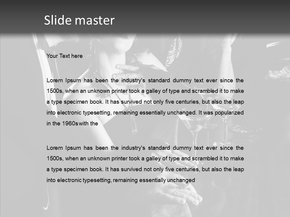 Table Conference Room PowerPoint Template