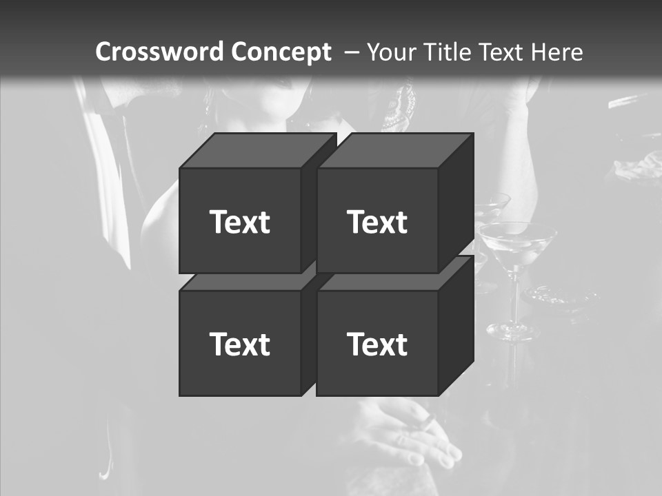 Table Conference Room PowerPoint Template
