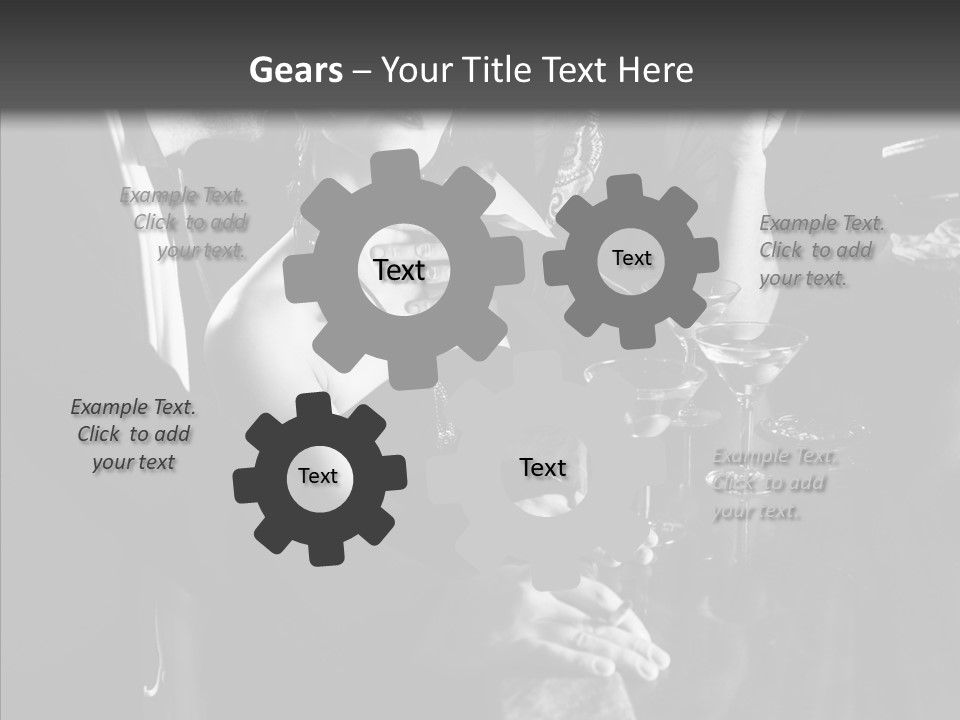 Table Conference Room PowerPoint Template