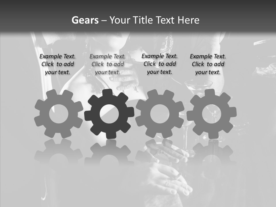 Table Conference Room PowerPoint Template