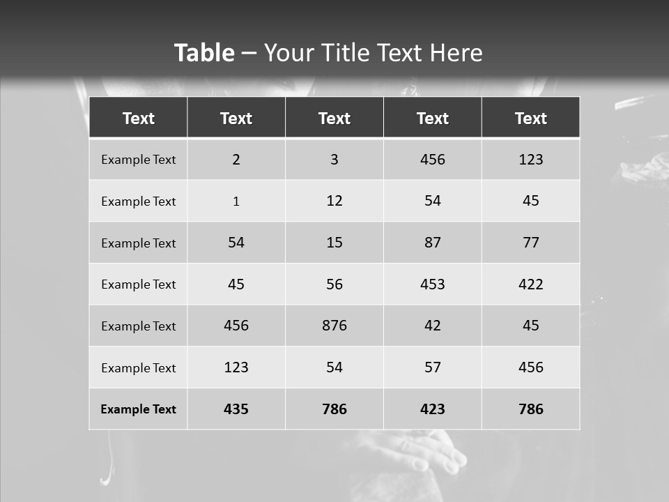 Table Conference Room PowerPoint Template