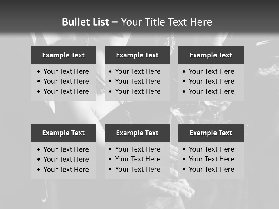 Table Conference Room PowerPoint Template