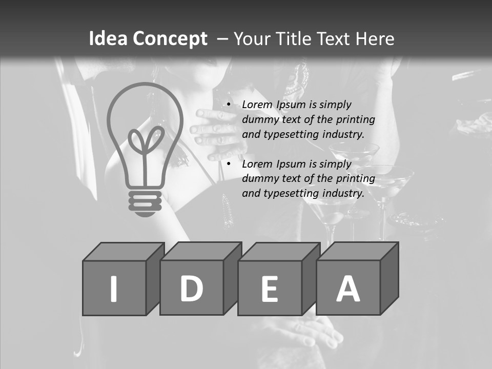 Table Conference Room PowerPoint Template