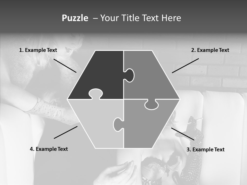 Drawing Flower Flourishes PowerPoint Template