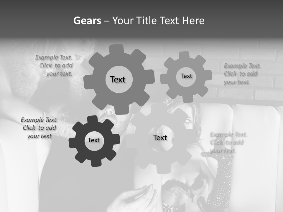 Drawing Flower Flourishes PowerPoint Template