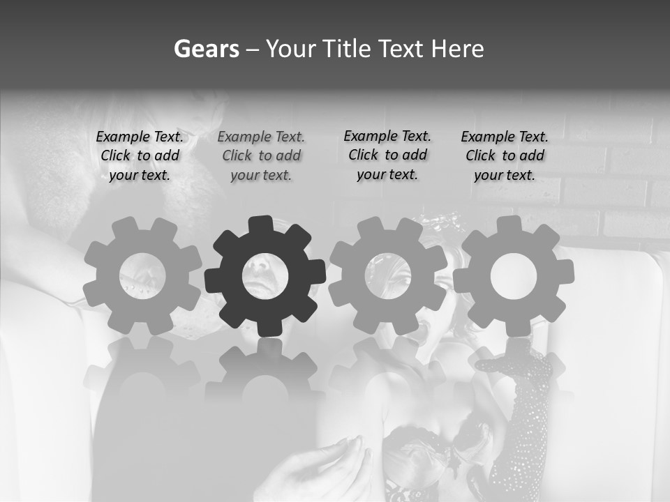 Drawing Flower Flourishes PowerPoint Template