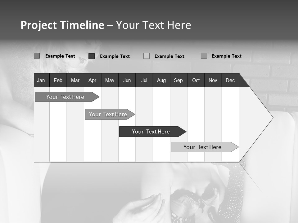 Drawing Flower Flourishes PowerPoint Template