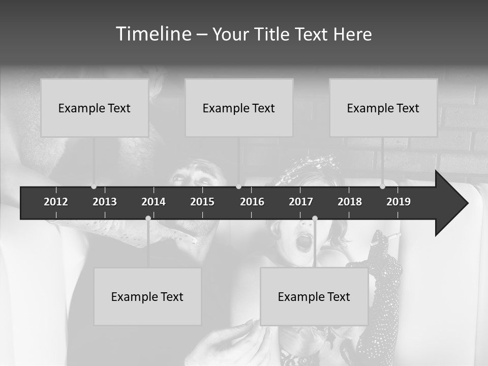 Drawing Flower Flourishes PowerPoint Template
