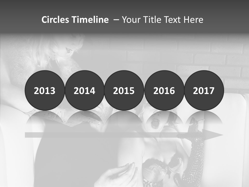 Drawing Flower Flourishes PowerPoint Template