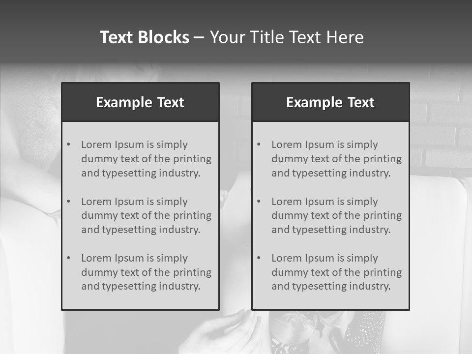 Drawing Flower Flourishes PowerPoint Template