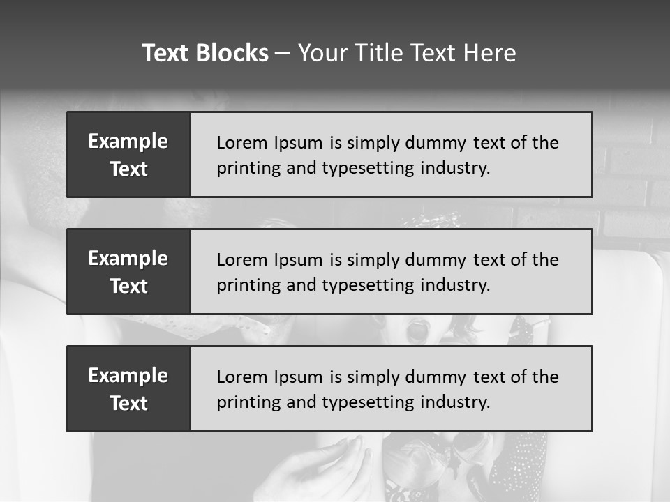 Drawing Flower Flourishes PowerPoint Template