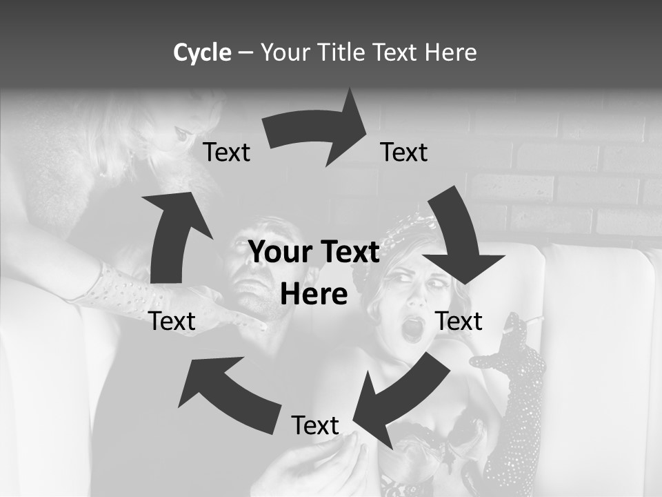 Drawing Flower Flourishes PowerPoint Template