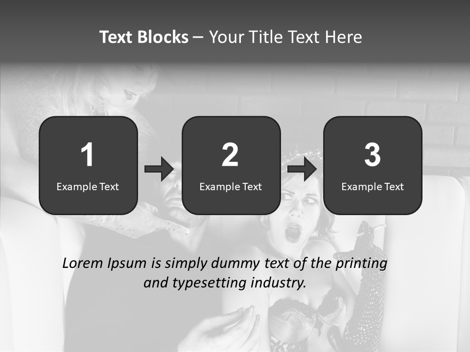 Drawing Flower Flourishes PowerPoint Template