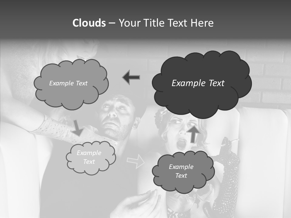 Drawing Flower Flourishes PowerPoint Template