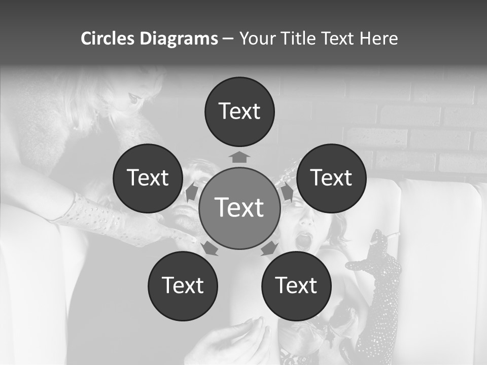 Drawing Flower Flourishes PowerPoint Template