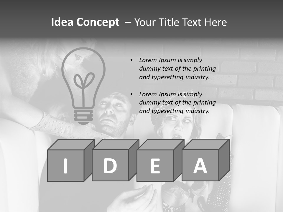 Drawing Flower Flourishes PowerPoint Template