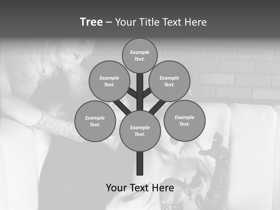 Drawing Flower Flourishes PowerPoint Template