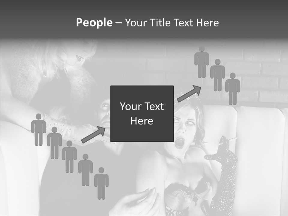 Drawing Flower Flourishes PowerPoint Template