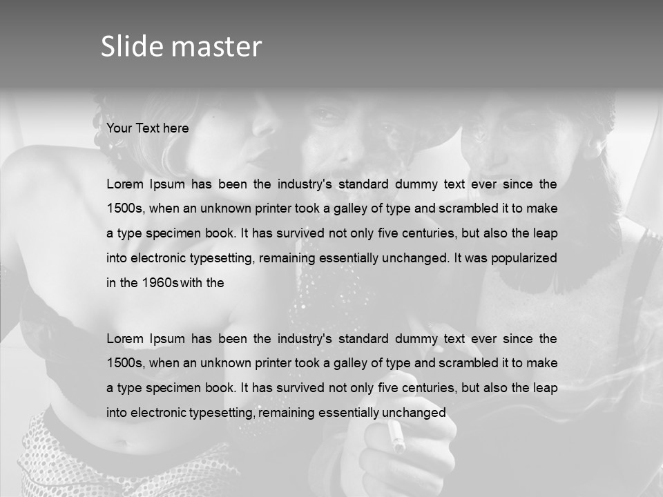 Space Copy Wooden PowerPoint Template