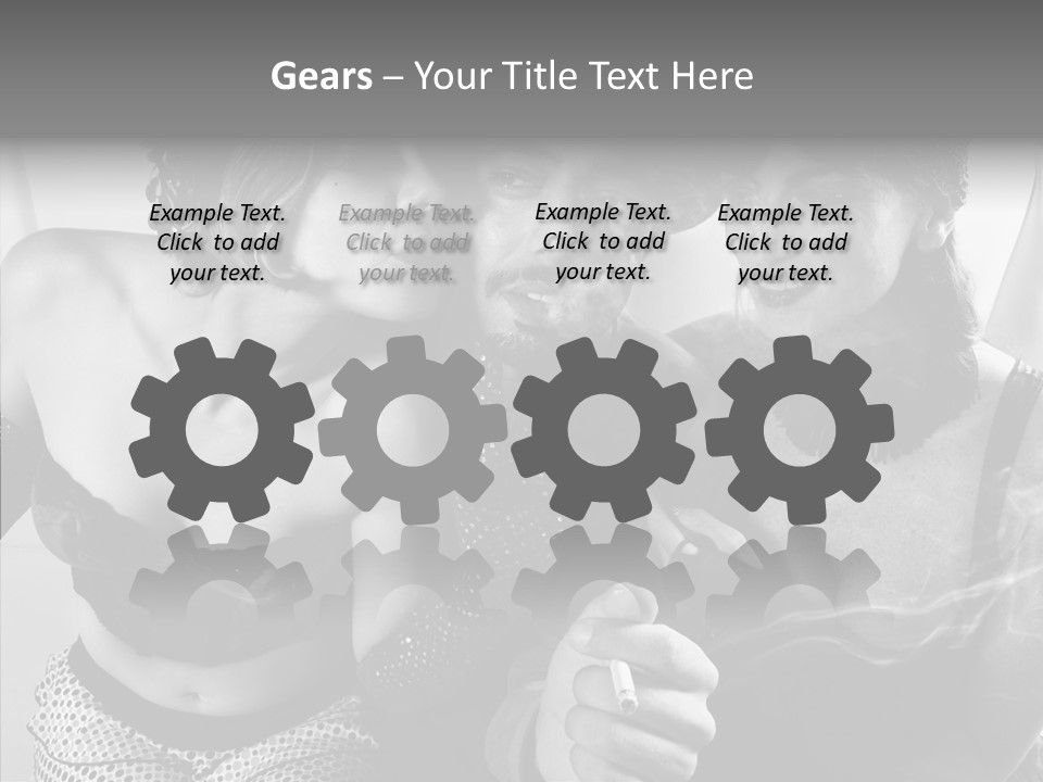 Space Copy Wooden PowerPoint Template