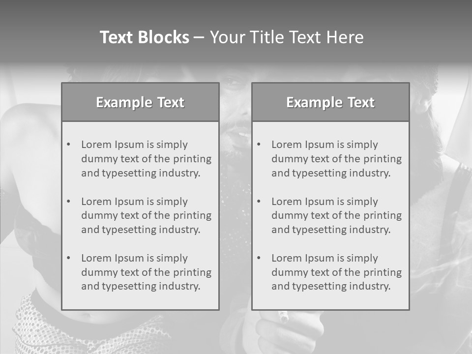 Space Copy Wooden PowerPoint Template