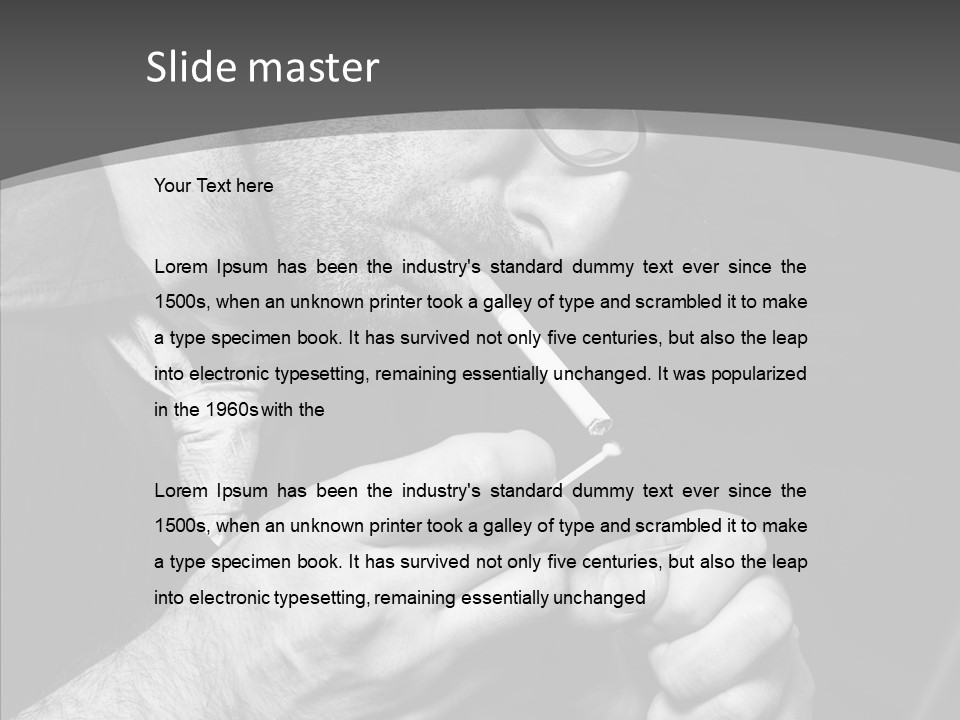 Art Background Spot PowerPoint Template